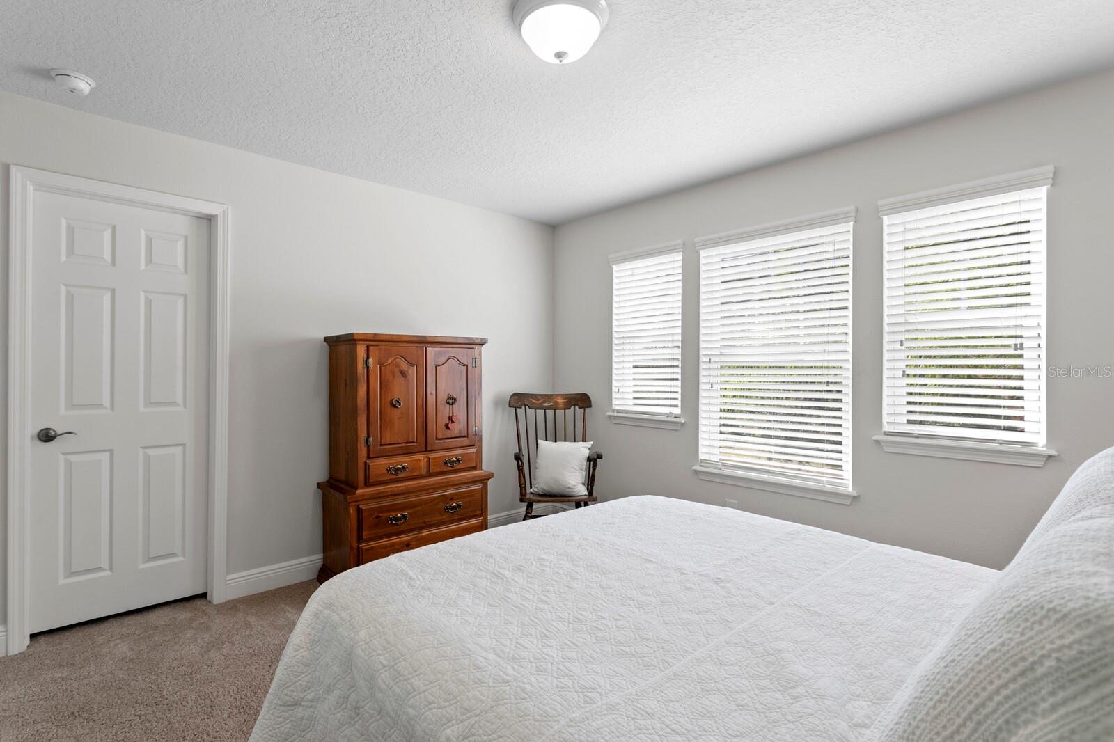 Spacious closet in 2nd bedroom