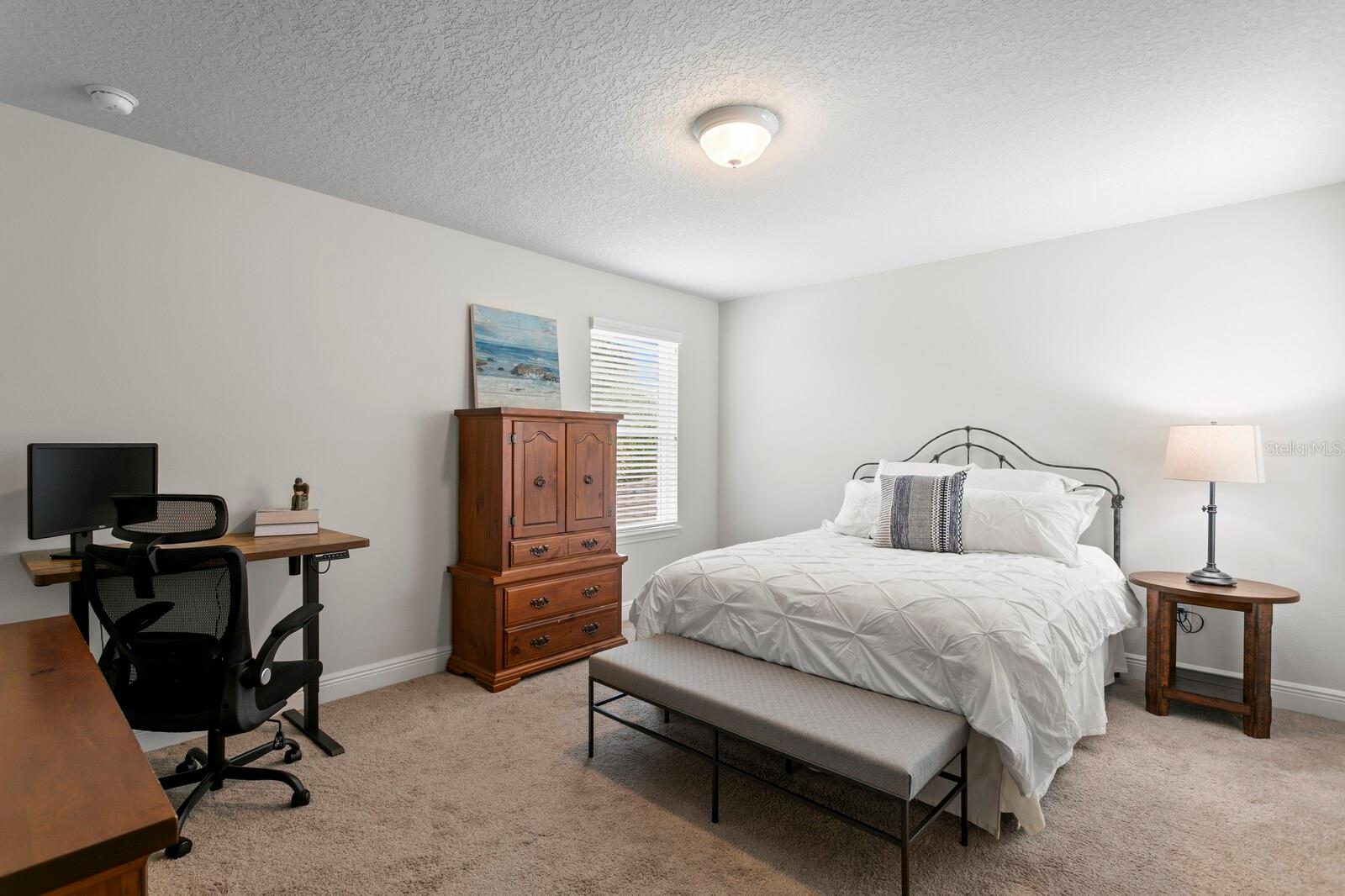Spacious 4th bedroom with ensuite full bath