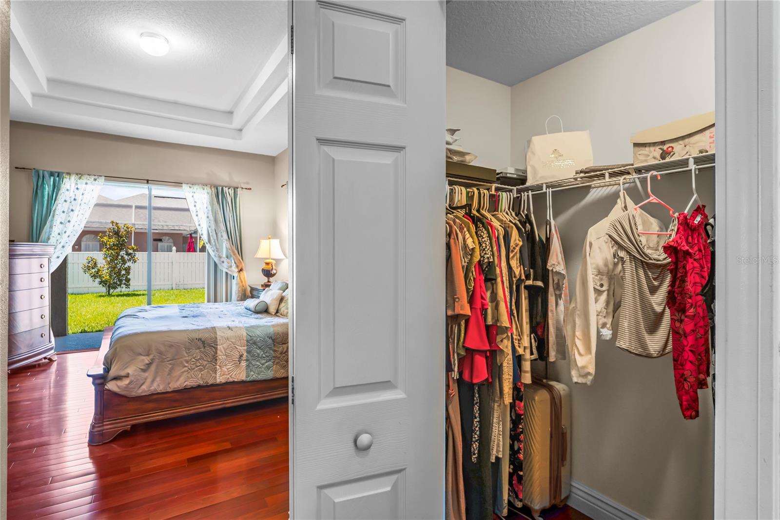 Primary Bedroom and Walk-in Closet