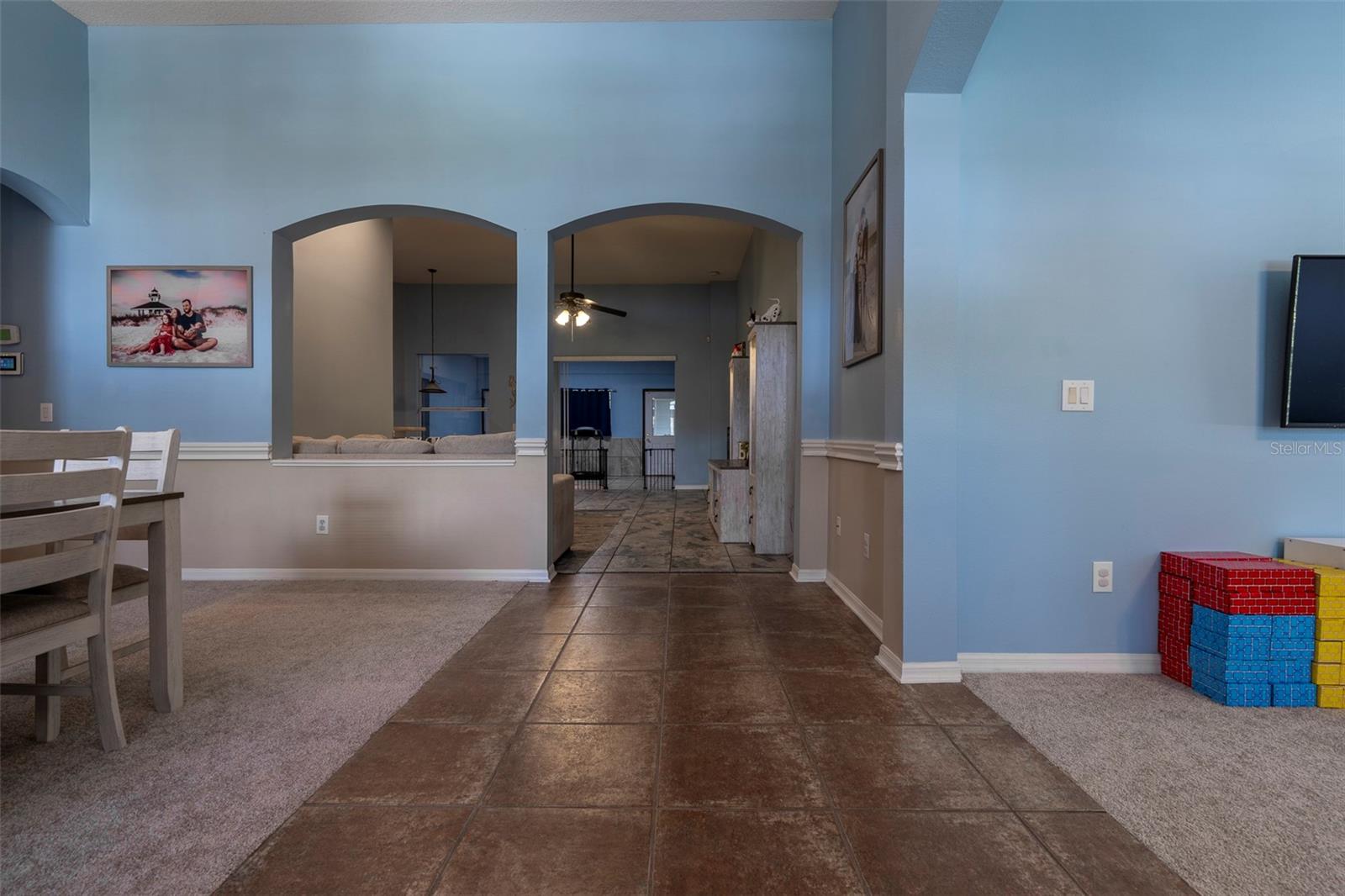 View From Foyer to Great Room