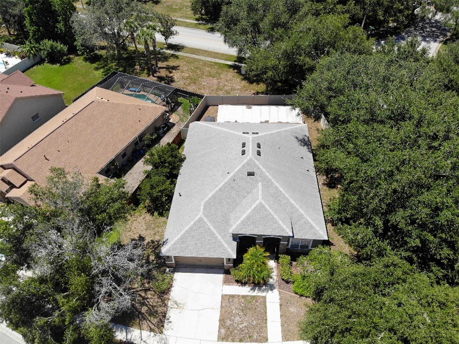 Aerial View of Home