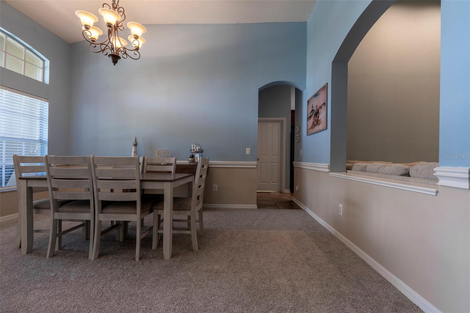 Formal Dining Room, (Left of Entrance)