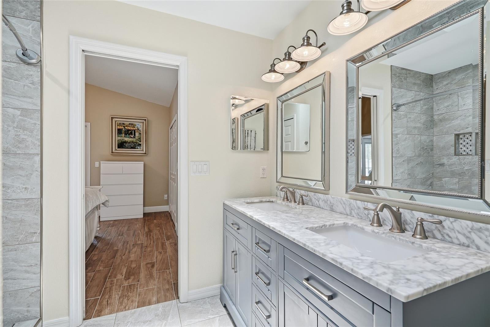 Primary bathroom.