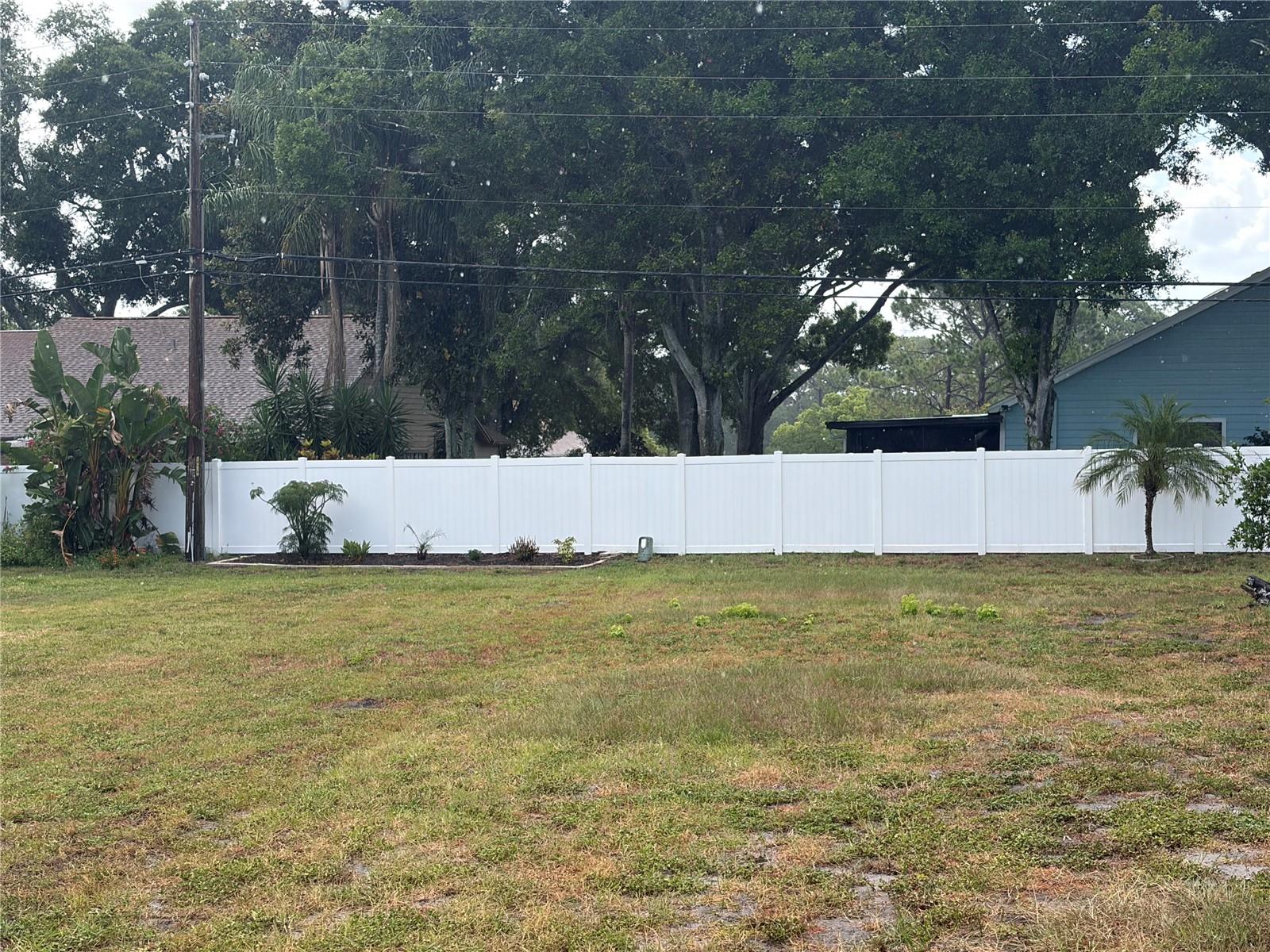 Nice sized private yard