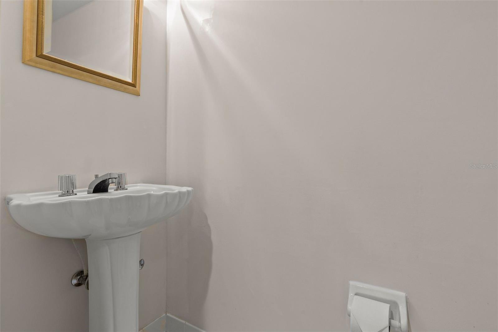 Half Bath off office