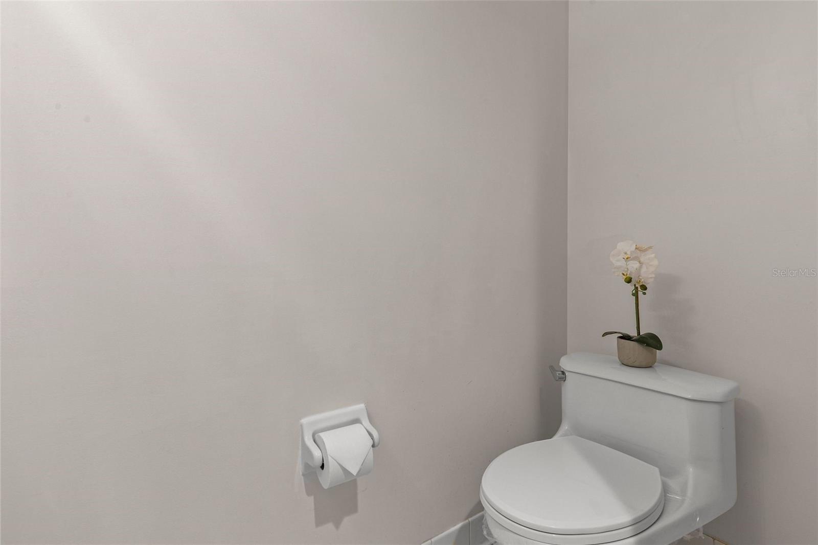 Half Bath off office