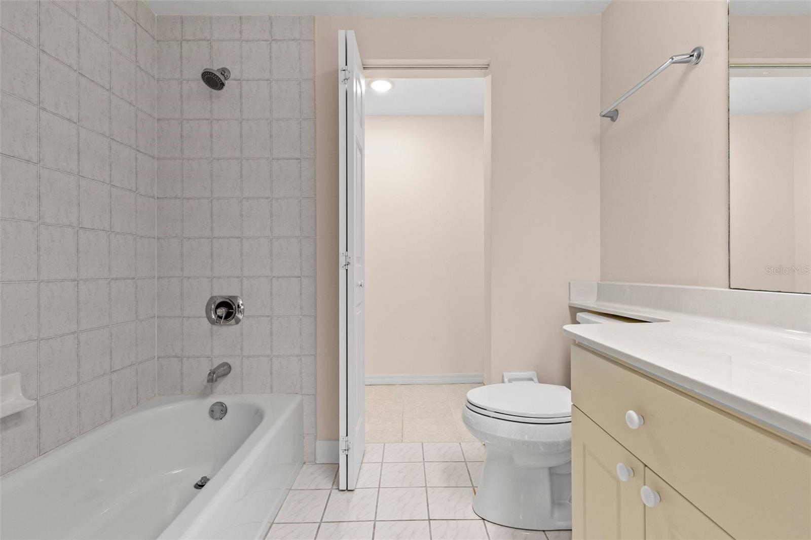 Guest Bath with inside storage