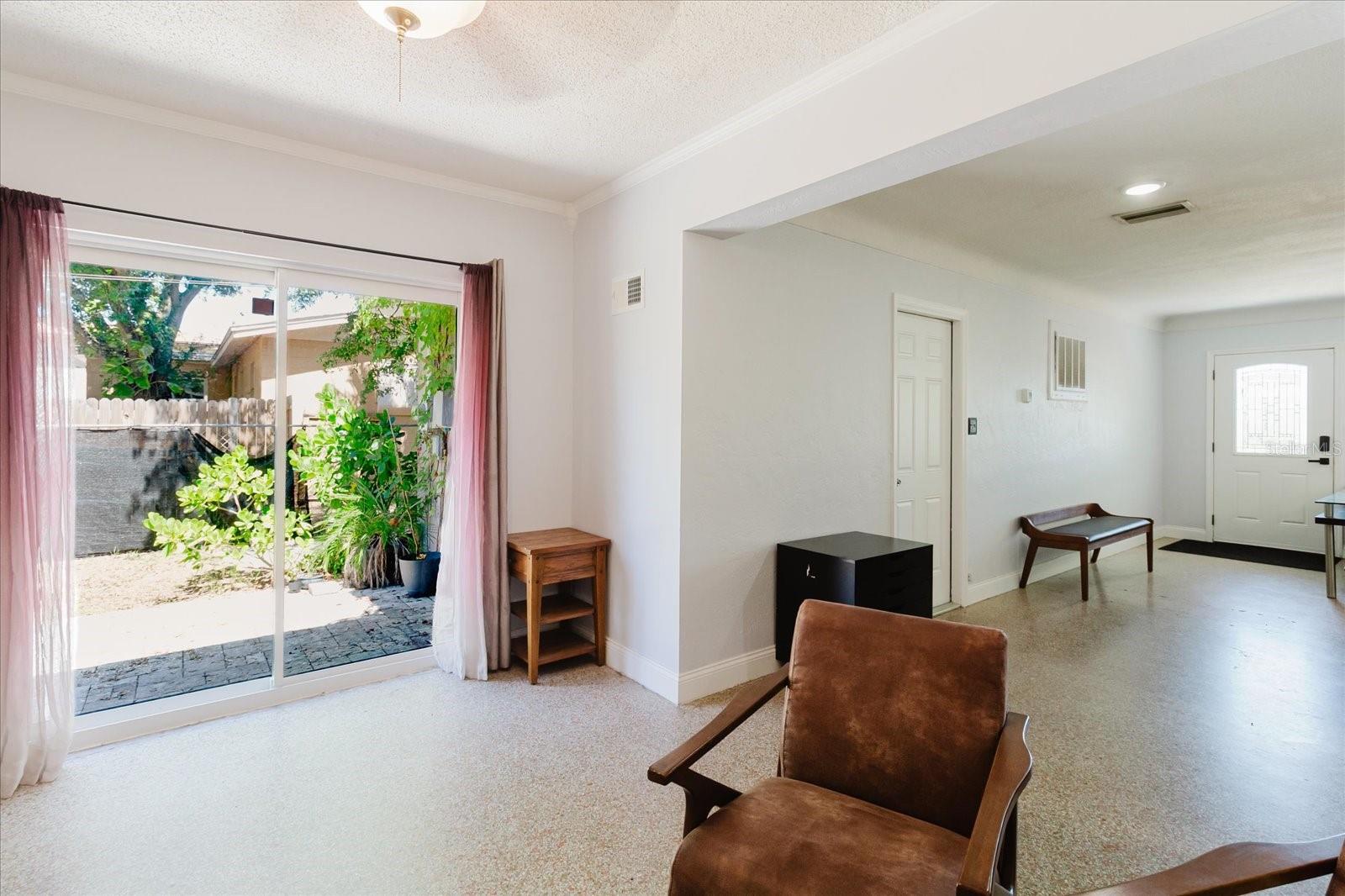 Sliding Doors to Backyard