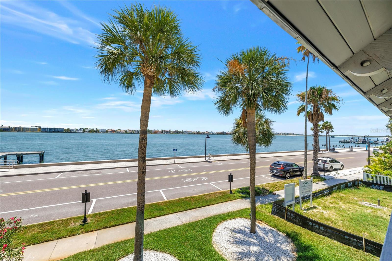 Pass A Grille Way water views facing southeast
