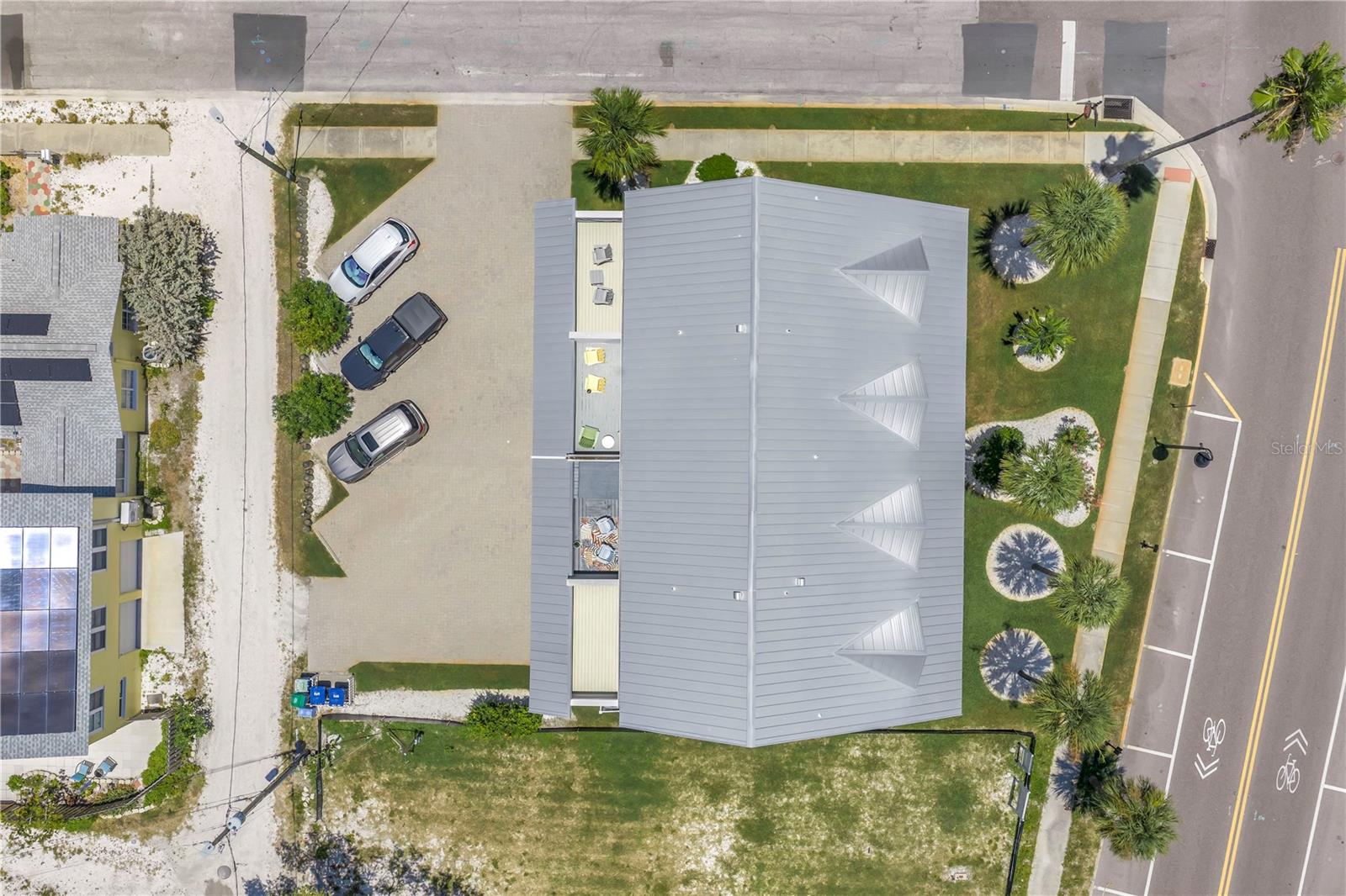 Aerial Birds Eye view of Moonwater Bay condo