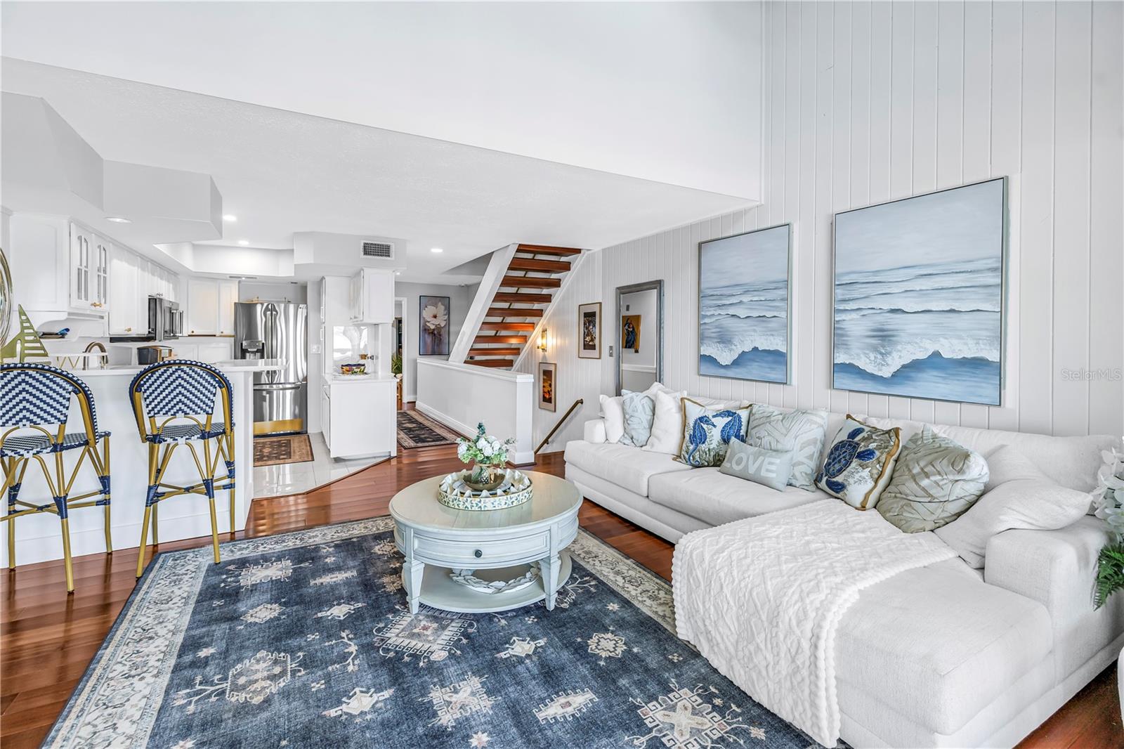 Impeccably furnished living area
