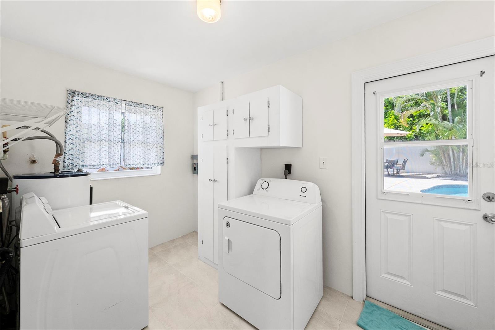 indoor laundry room