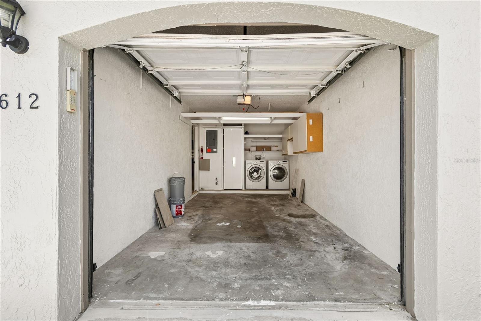 One Car Garage Utility Area