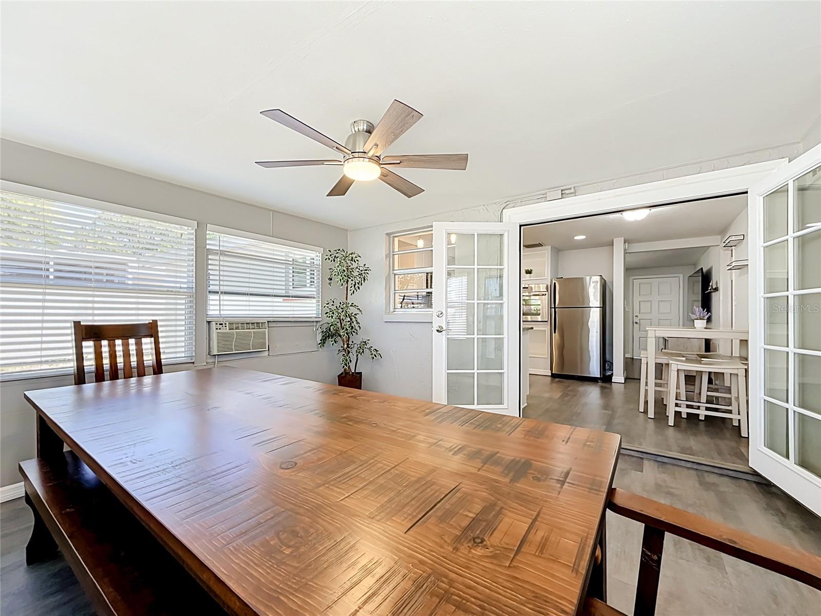 Large Bonus Room being used as a formal dining room - can be 3rd bedroom, office, gym, or playroom.
