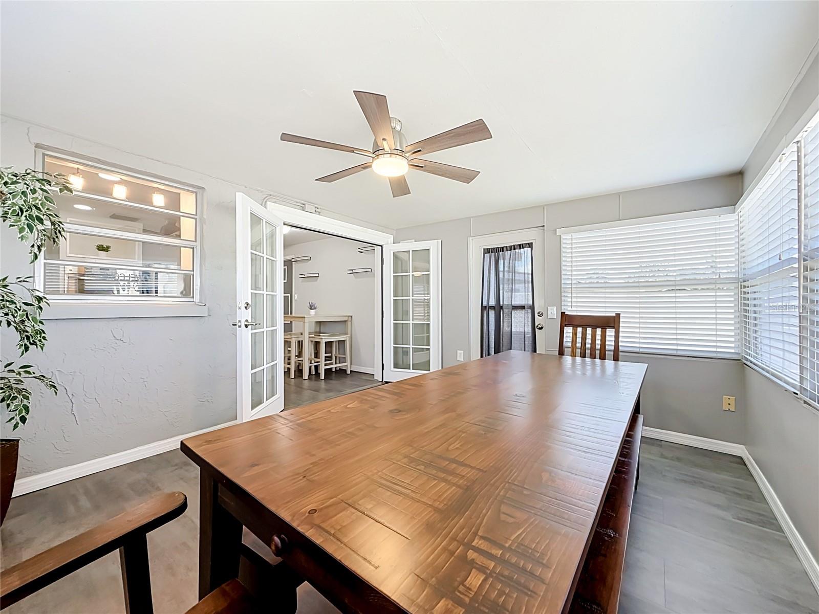 Large Bonus Room being used as a formal dining room - can be 3rd bedroom, office, gym, or playroom.