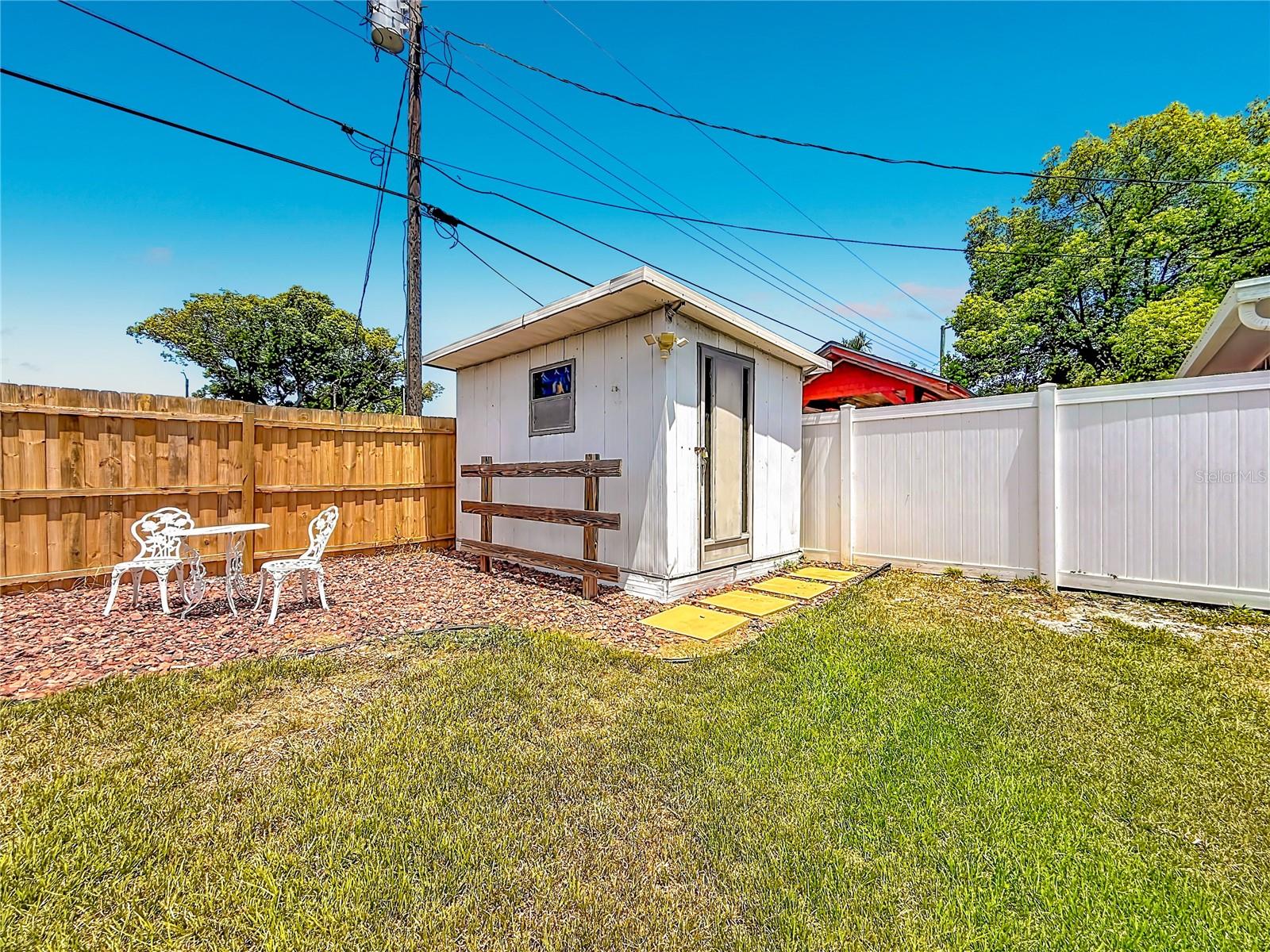 Shed with Electric