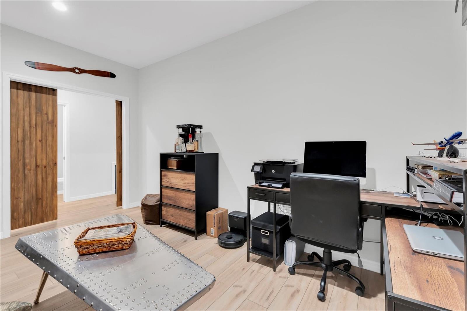 downstairs office/4th bedroom