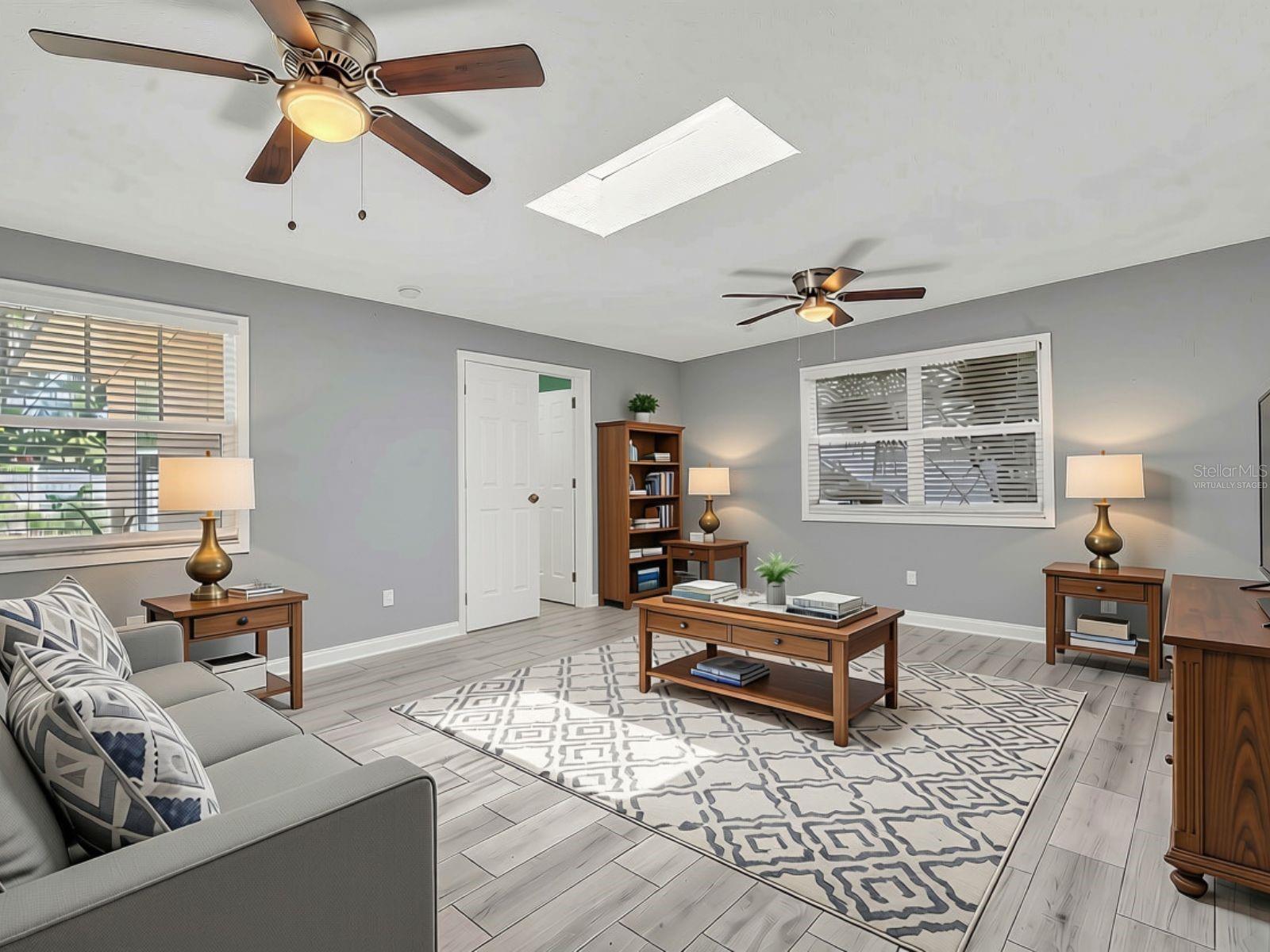 Bonus room virtually staged