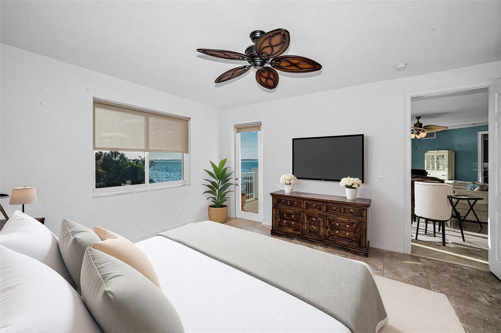 Virtually Staged Primary Bedroom