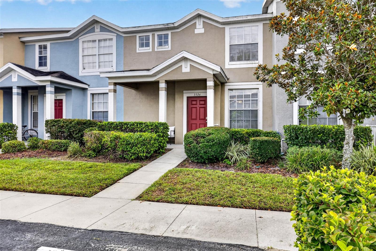 2 bed 2.5 bath with fenced in yard!
