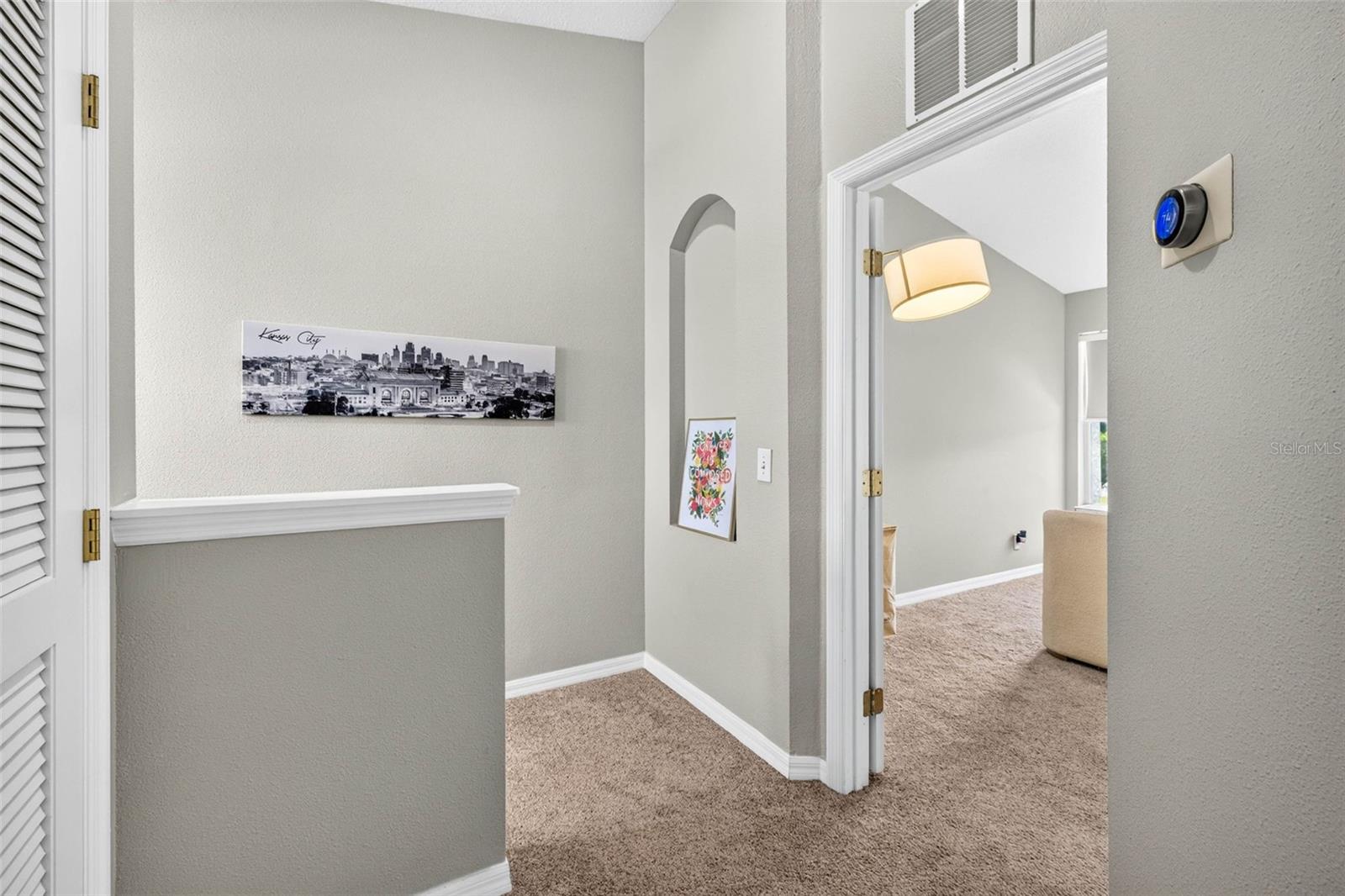 Upstairs landing