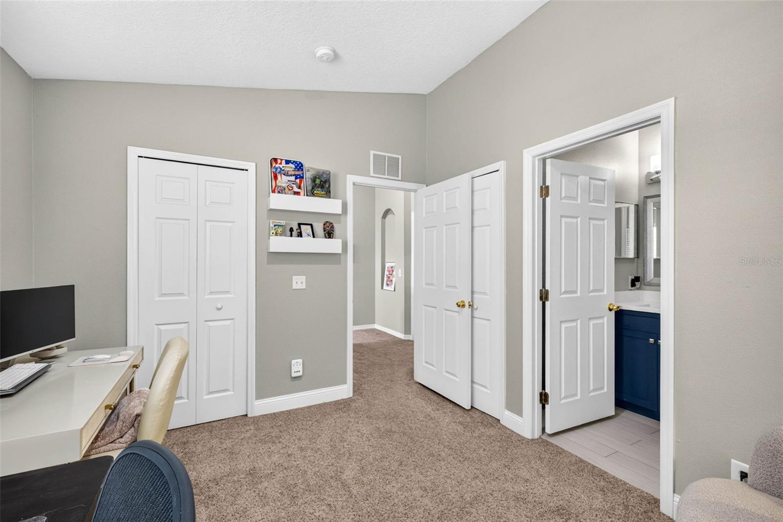 Bedroom 2 with built in closet