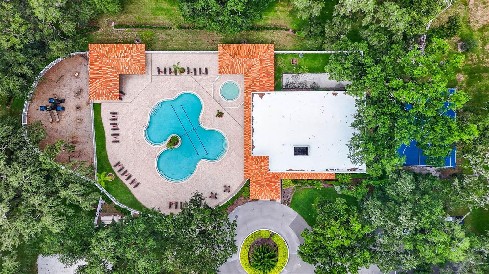 Stagecoach pool and amenities.