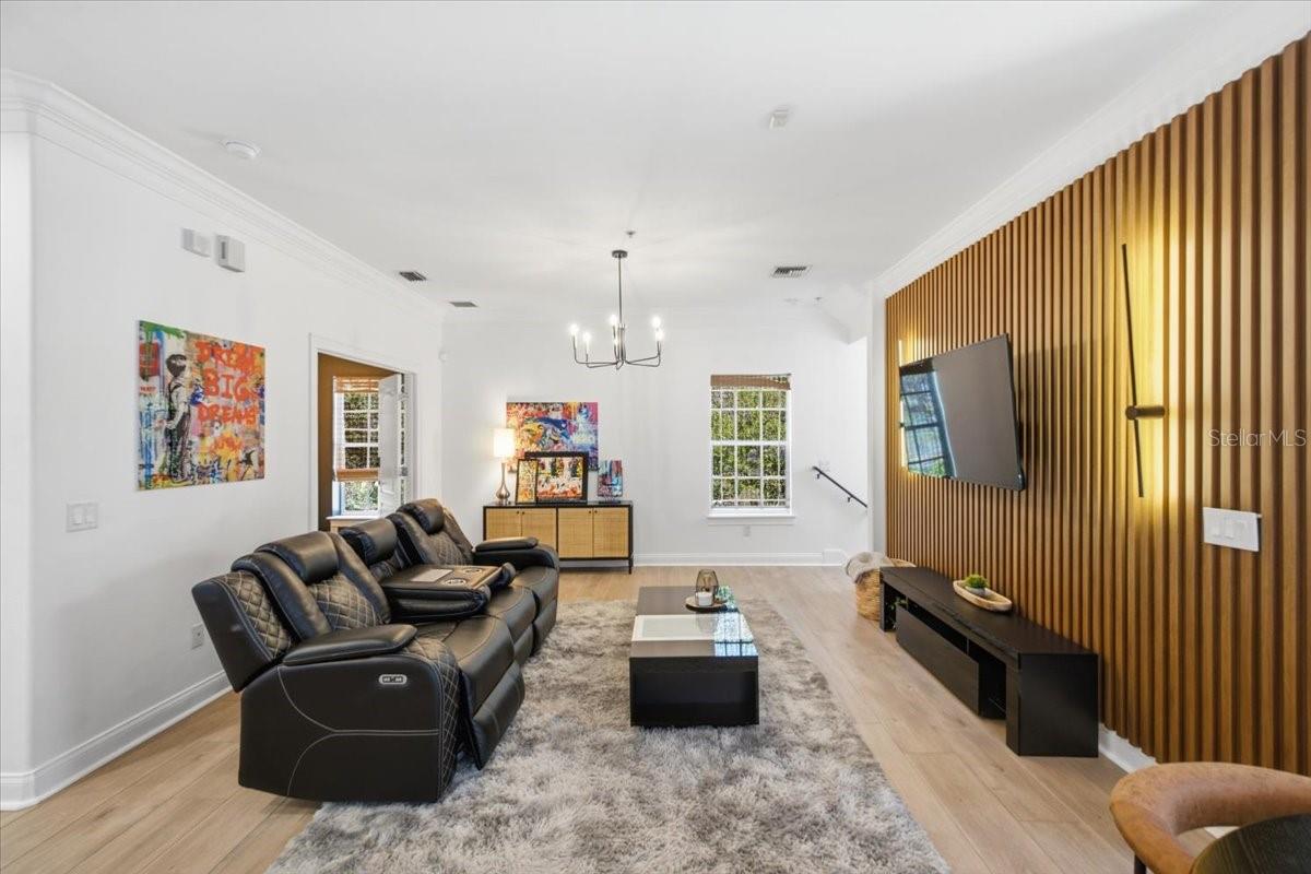 Main living area and modern detail/updates.