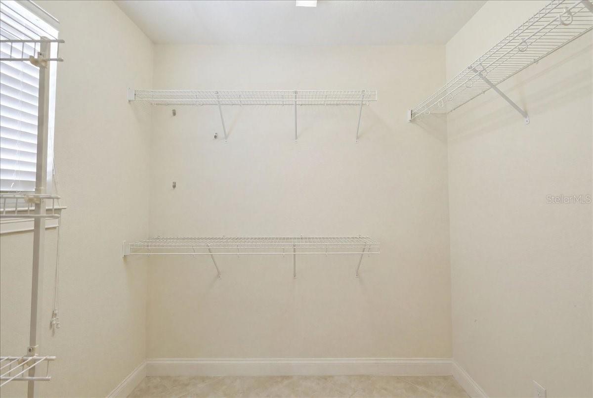 Primary Walk In Oversized closet