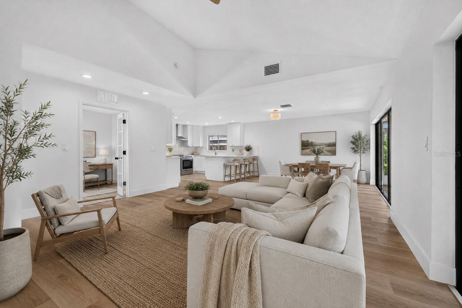 Living Room Staged