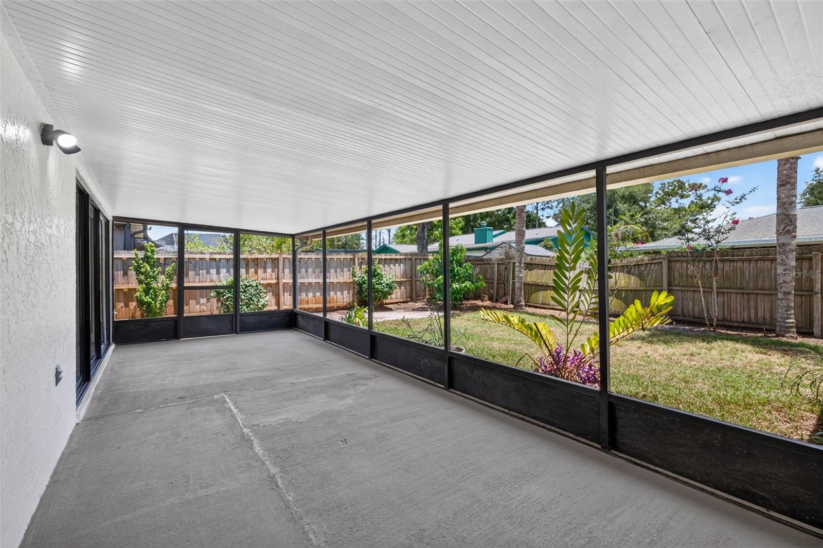 Screened in patio