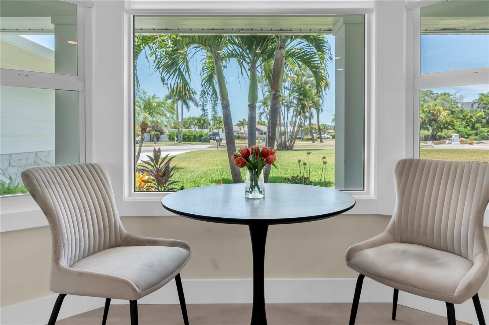 tropical views from every window