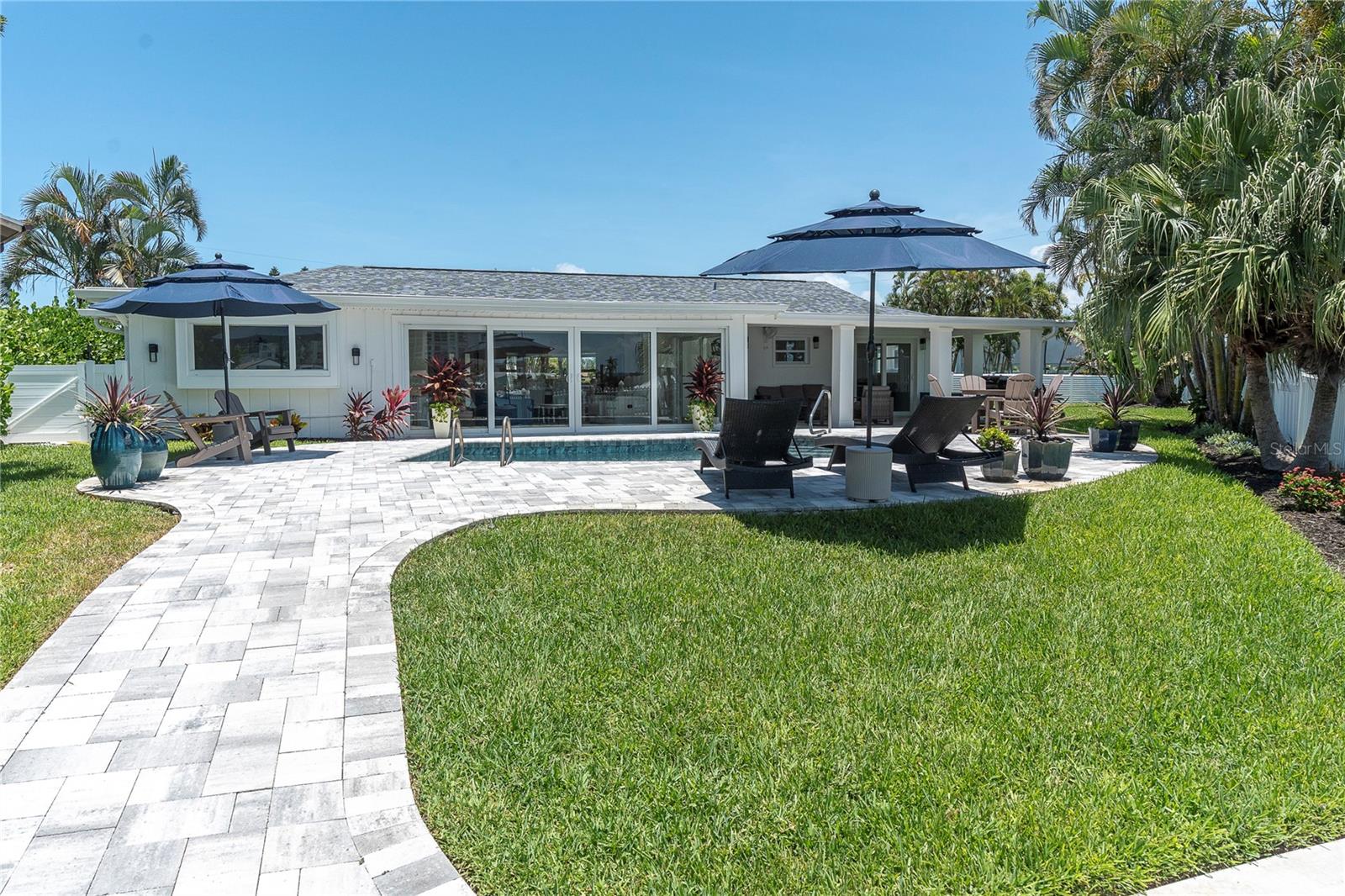 easily roll down your boat supplies as there is a gentle sloping sidewalk to the dock