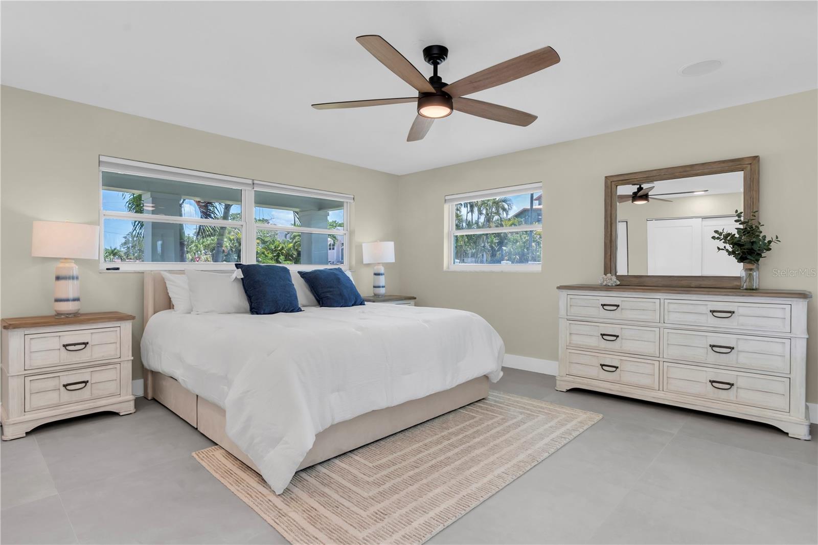 all your furniture will find a home in this primary suite