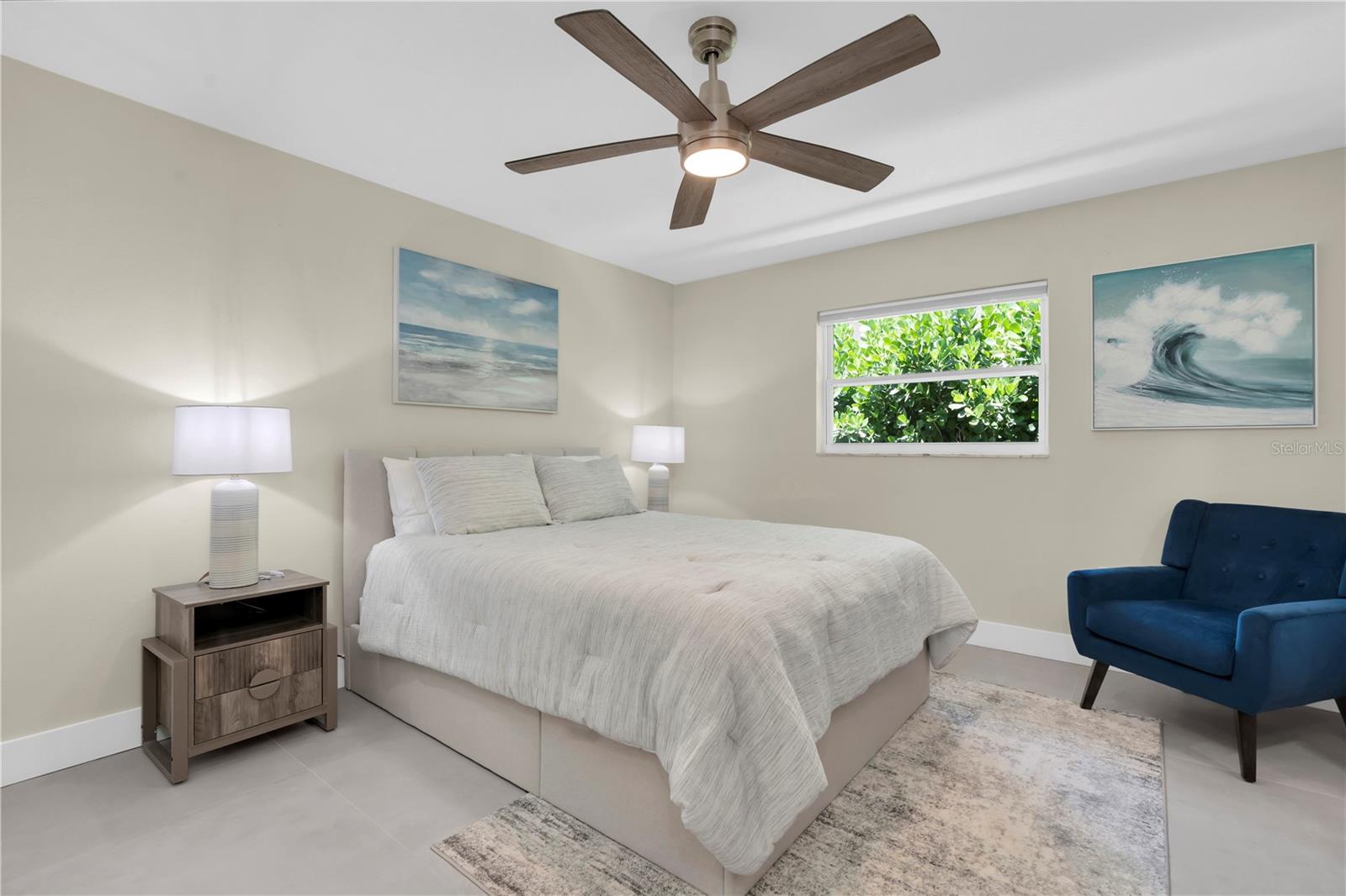 modern comfortable third bedroom