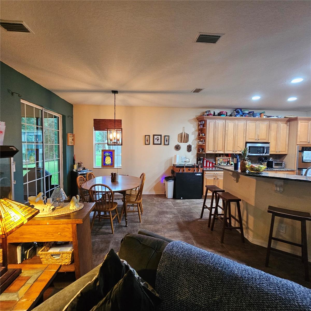 Family Dining area with open dining options