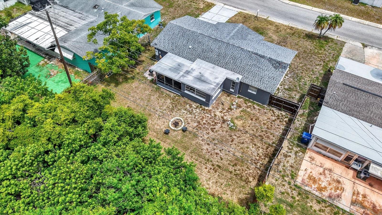 arial view