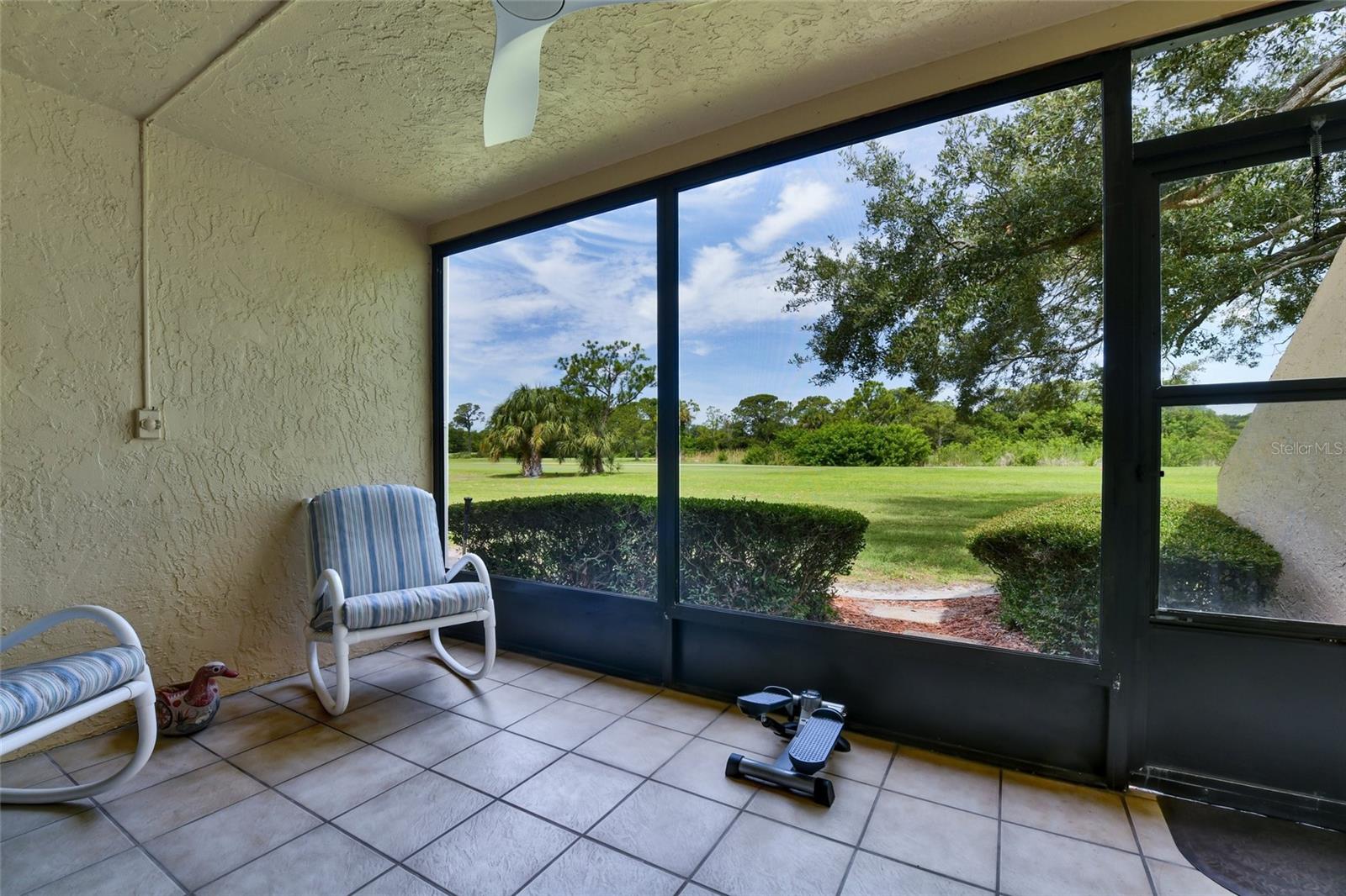 Screened in porch