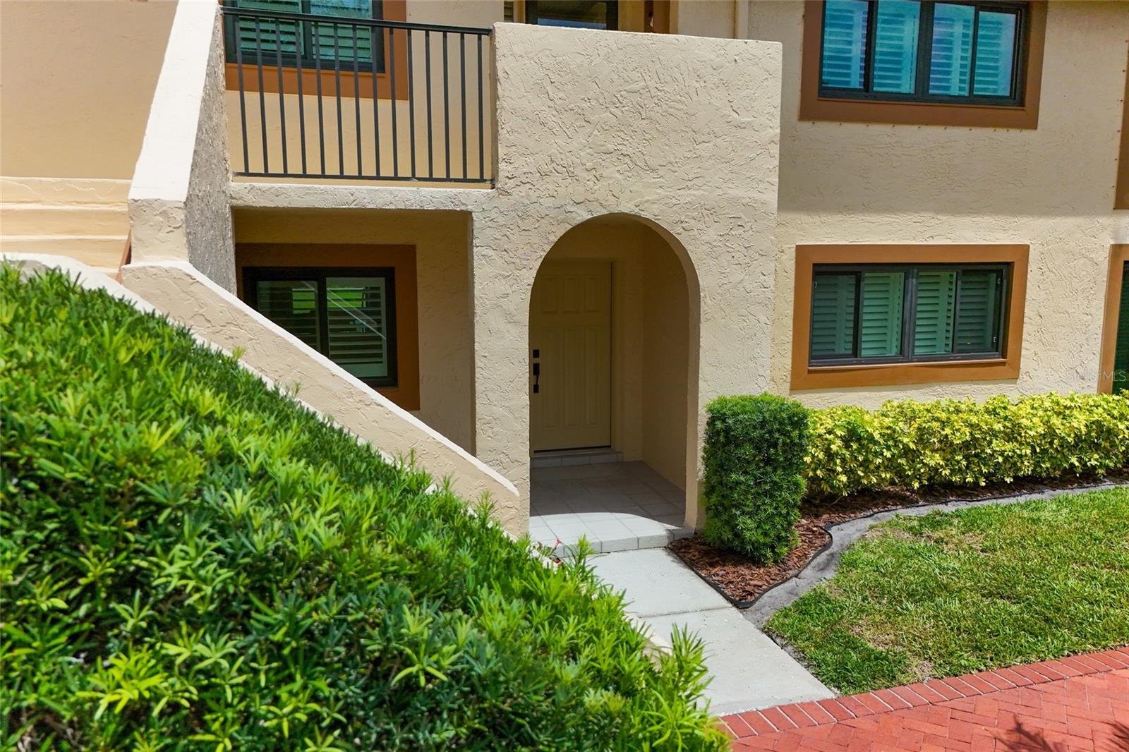 Front entry from the courtyard