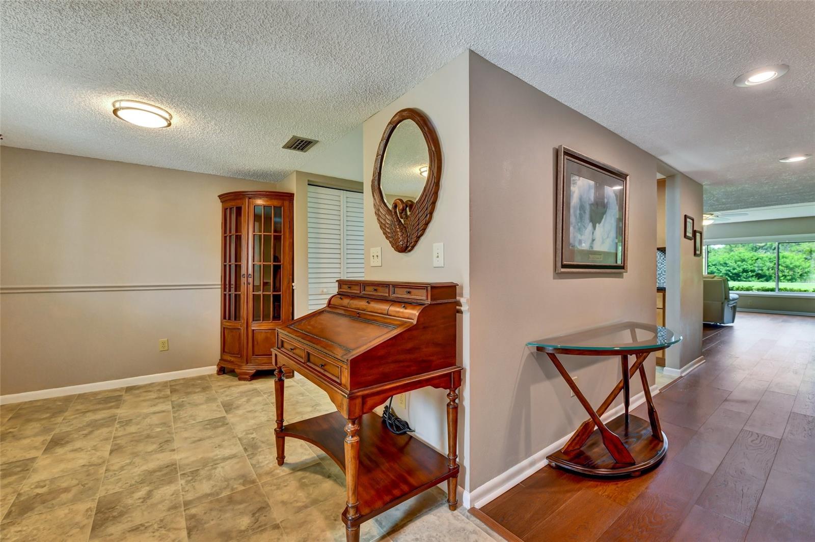 Breakfast room offers several opportunities for use