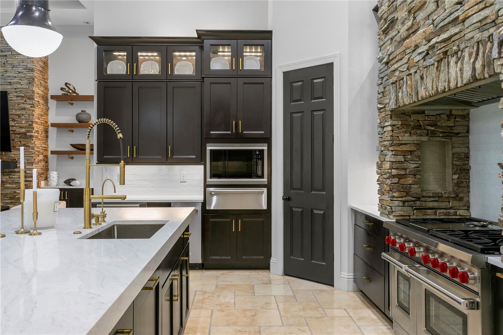 Luxury cabinetry with abundant storage.