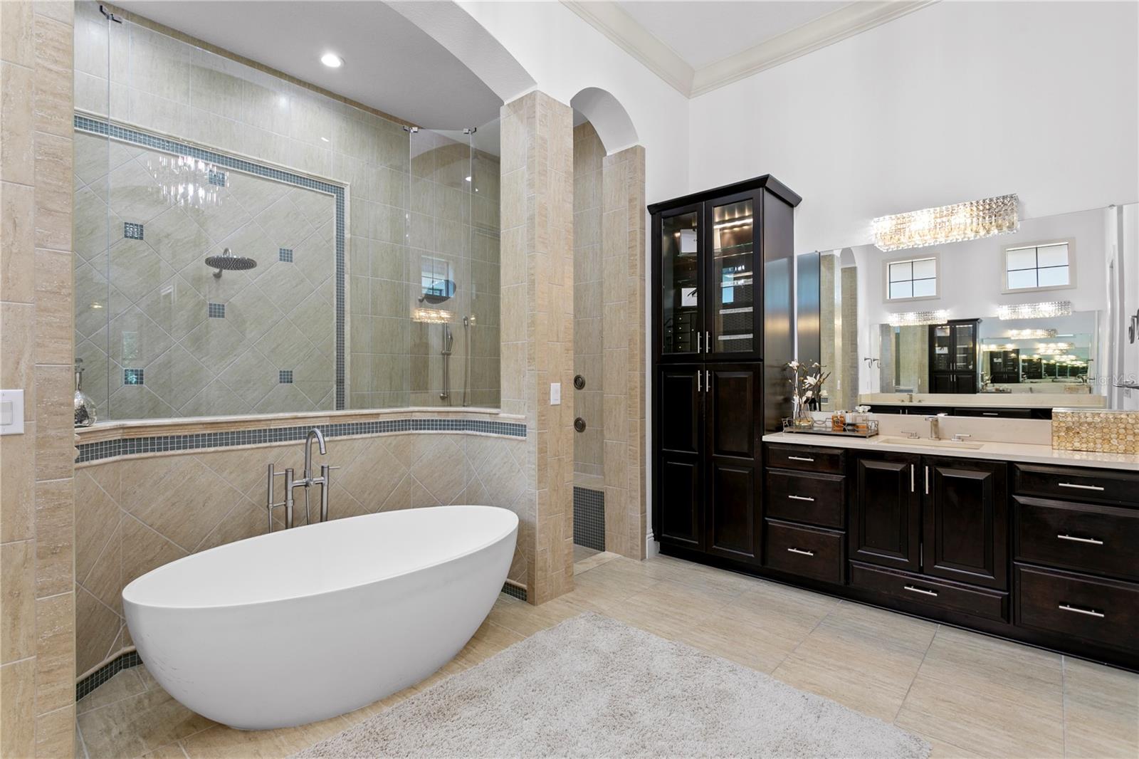 Spa-inspired en-suite bathroom.