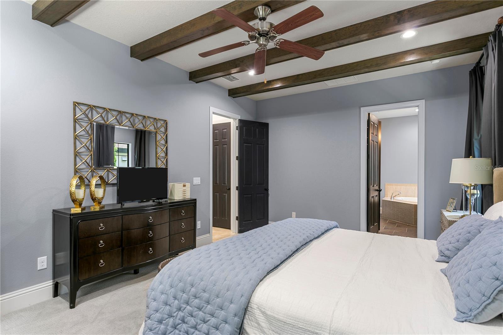 Spacious secondary bedroom.