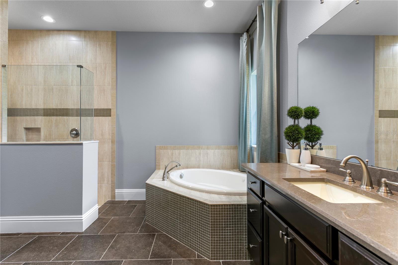 Private attached bath.