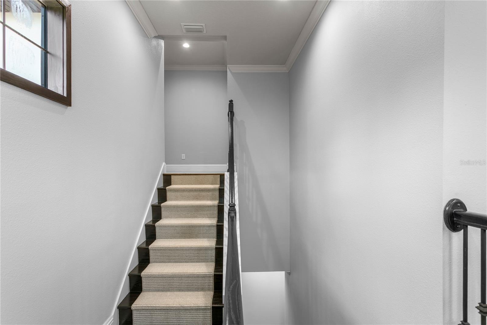 Stairs leading to another level.