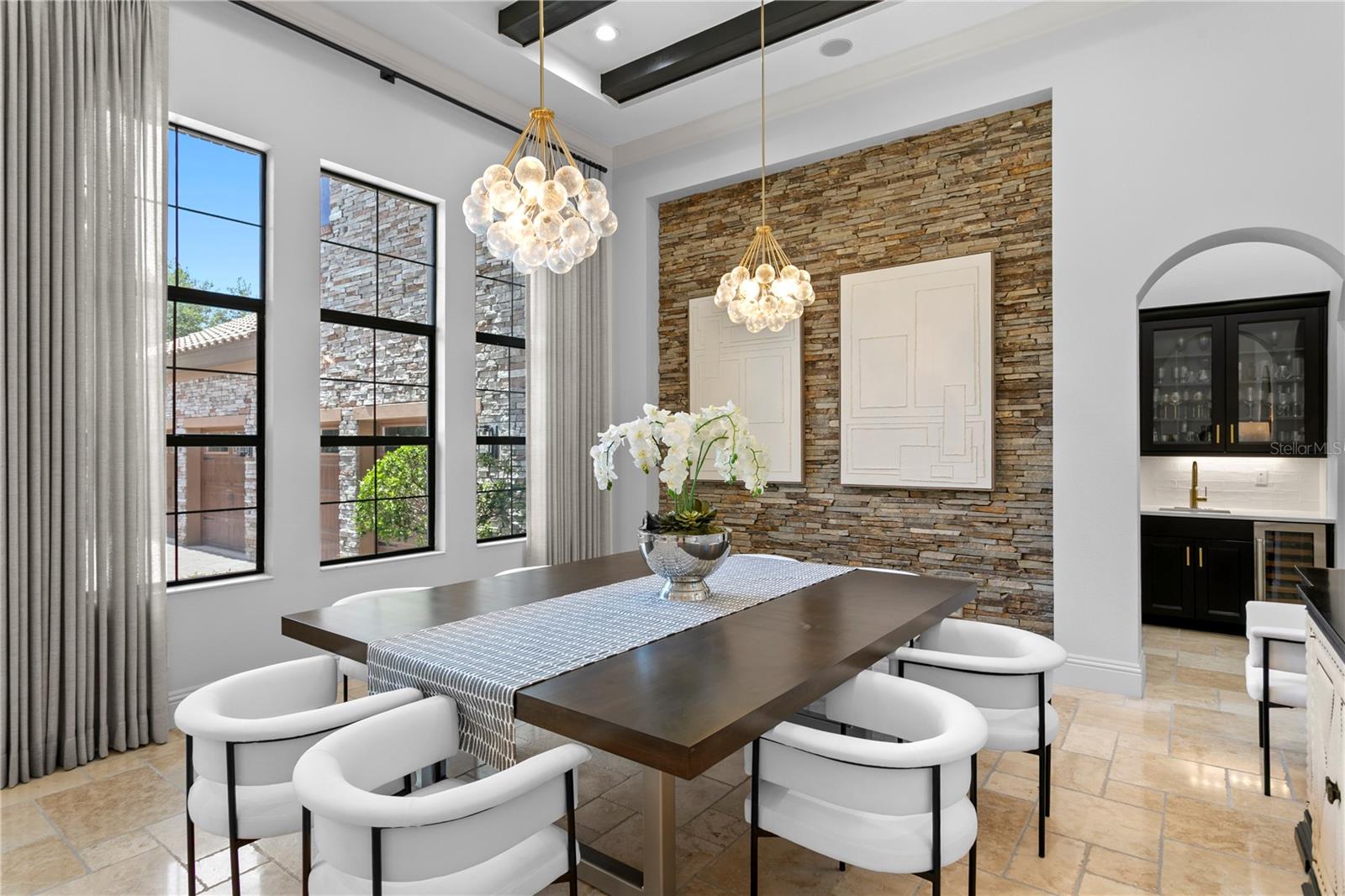 Large dining room for all your entertaining needs.