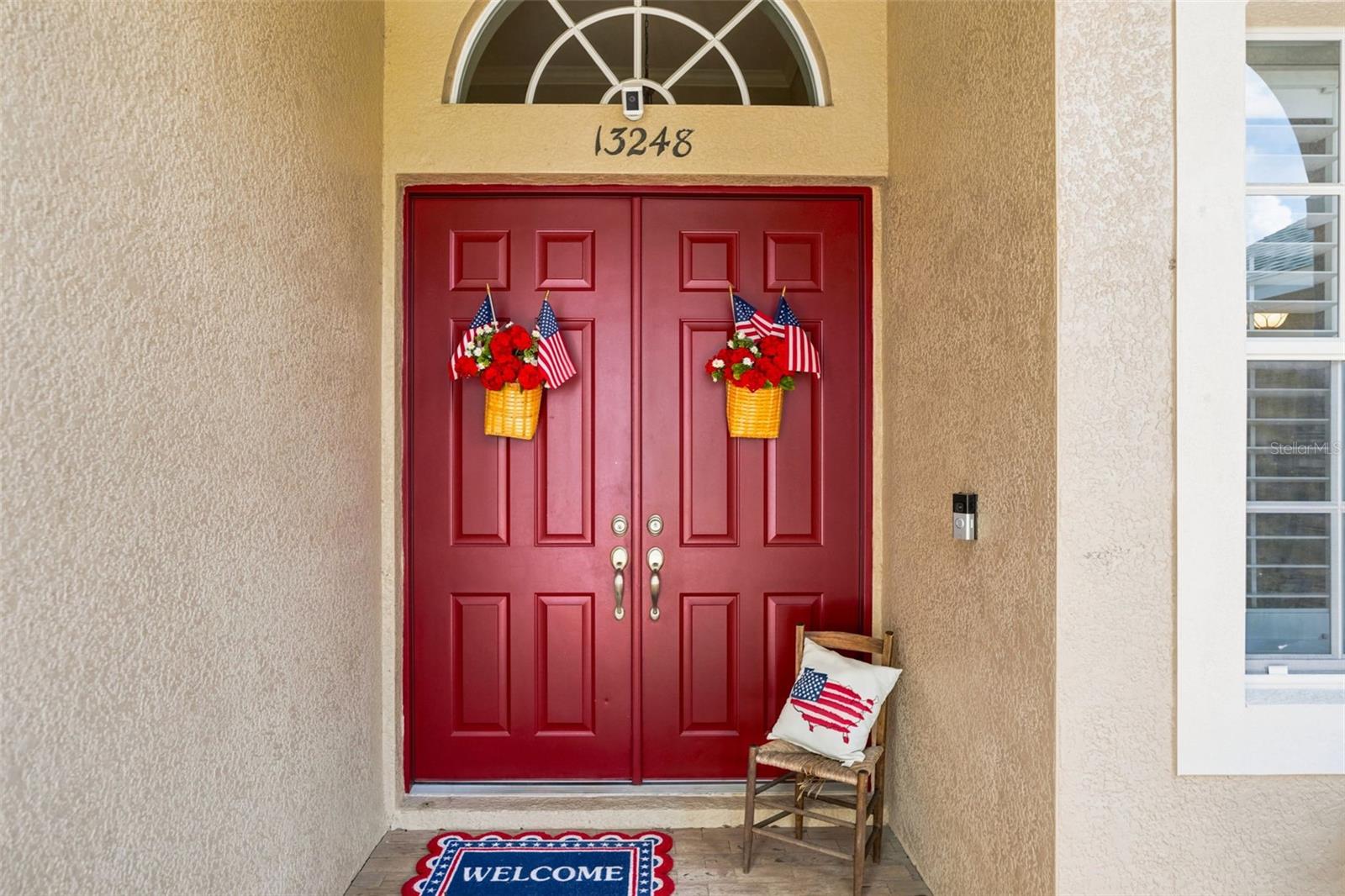 Grand double door entrance!