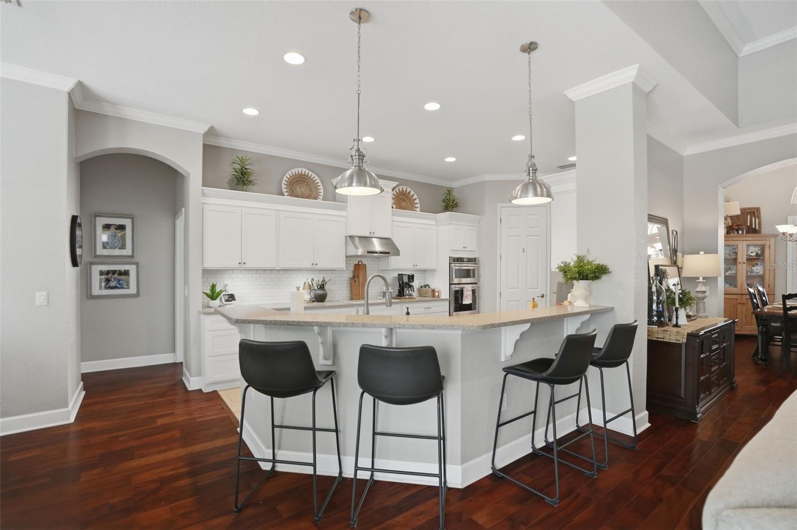 Open Kitchen with Breakfast Bar