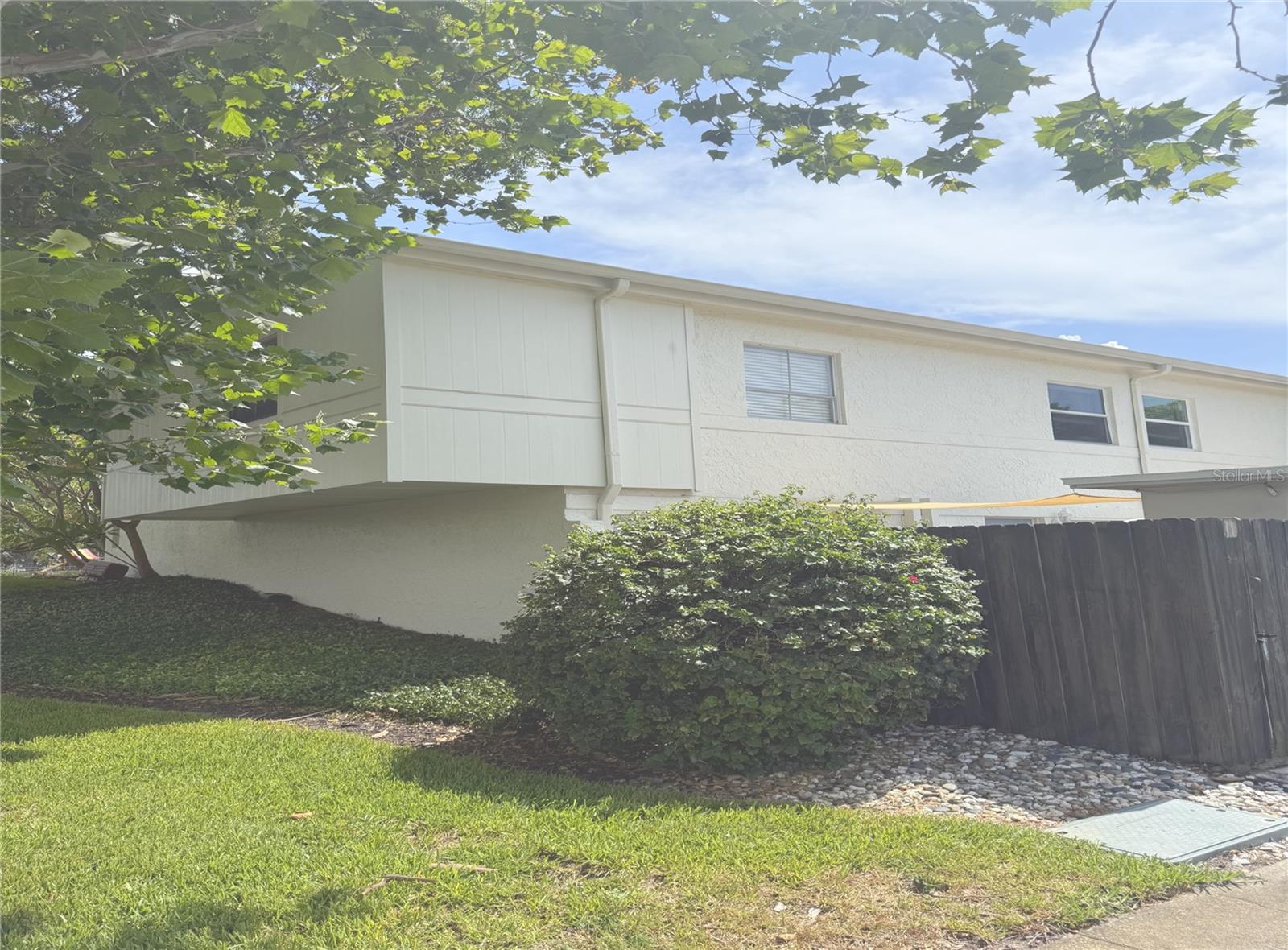 Rear of unit
