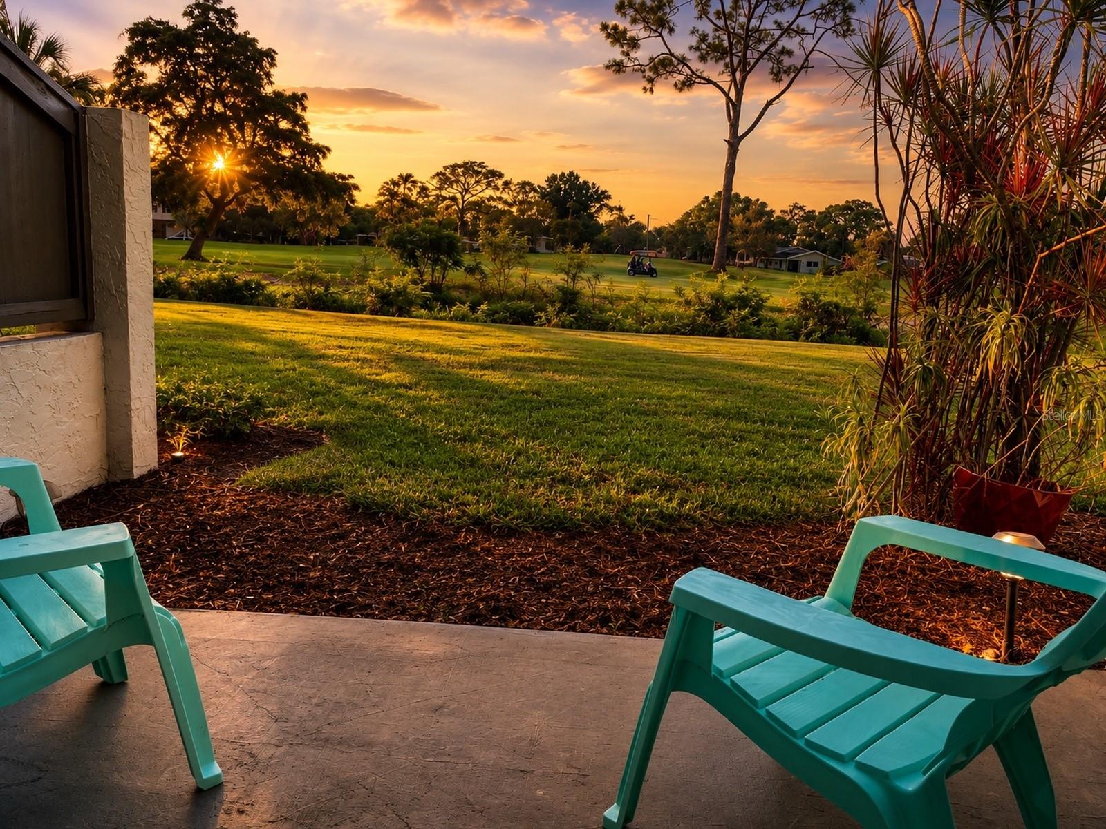 Patio View of the Golf Course